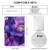 African Violet Tablet Case Compatible with ipad Mini 1/2/3/4/5 (7.9in) TPU Protective Case Auto Sleep/Wake Cover view 2