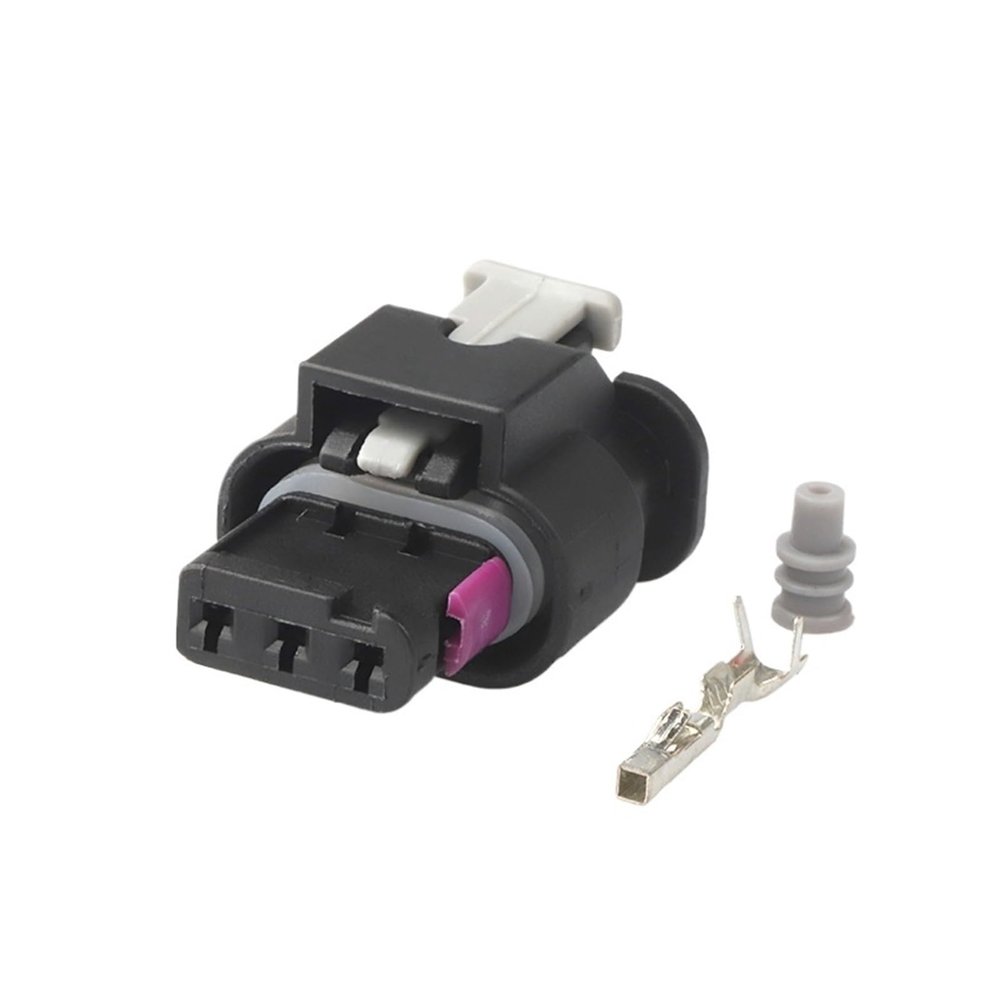 1/5/10 Set 3 Pin AMP Automobile Waterprof Connector 1718653-1 4F0973703 1-1718644-2(Female,20 Sets)