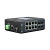 BAISULI Industrial Din Rail Switch Gigabit Ethernet for Managed l2 8 Port Ring Network Switch Fast Gigabit Ethernet Industrial Poe Switch with SFP Optical Fiber Slot view 3