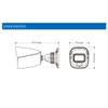 ENS IP-5IR8S4C1-28 Titanium 8MP Dual Illumination Water-Proof Bullet Network Camera, 1/2.8" CMOS, 8MP@20FPS, 2.8mm Lens, LED(98ft.), IR(98ft), True WDR, VCA, SD Slot, DC12V/PoE, IP67 view 2