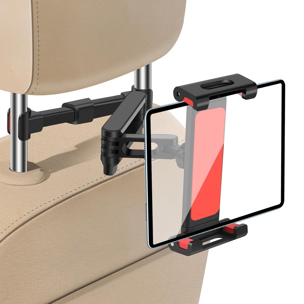 Wuden Tablet Holder Car Headrest, 360 Rotation Tablet Holder Car, Extendable Headrest, Suitable for All Phones and Tablets