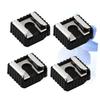 FELTECHELECTR 4pcs Camera Hot Shoe Adapter Socket Fittings Durable Flash Light Holder and Base Adapter for DSLR Tripods and Photo Equipment Portable Design for Easy Mounting view 3