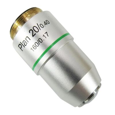 Microscope Observation 4X 10X 20X 40X 60X 100X Achromatic Microscope Lens Biological Microscope Accessories Parts(20X)