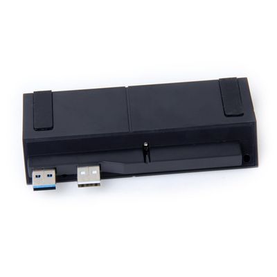 FELTECHELECTR Port USB Adapter Expander Hub for Console High-Speed Data Transfer Elegant Indicator Compact Additional USB Ports for Gaming Accessories