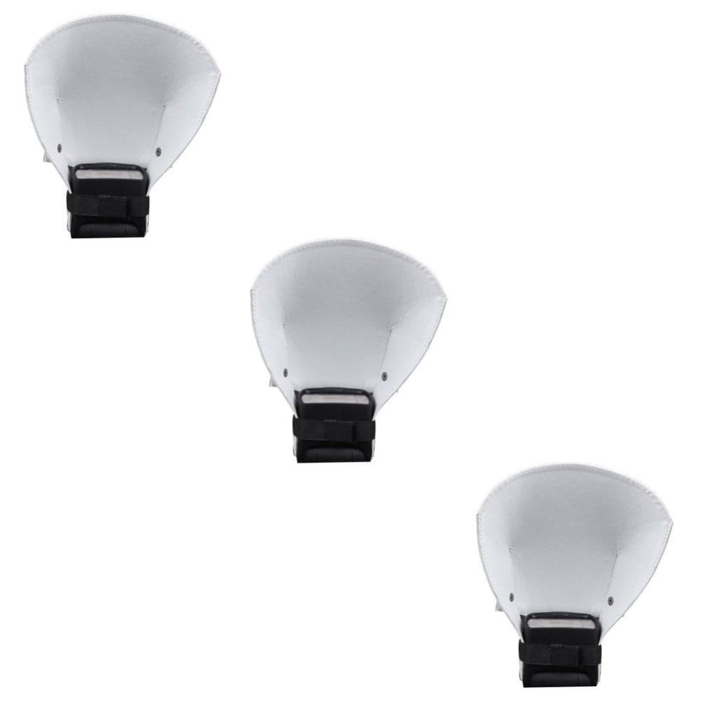 KICHOUSE 3pcs Camera Flash Bounce Diffuser Reflector Lightweight Softbox for Design for Wide Angle Light Distribution