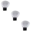 KICHOUSE 3pcs Camera Flash Bounce Diffuser Reflector Lightweight Softbox for Design for Wide Angle Light Distribution view 1