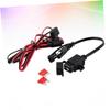 FELTECHELECTR 12v Motorcycle Phone GPS Charger Cable Adapter Dual USB SAE to USB Weatherproof Environmentally Friendly Abs view 2