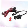 FELTECHELECTR 12v Motorcycle Phone GPS Charger Cable Adapter Dual USB SAE to USB Weatherproof Environmentally Friendly Abs view 3