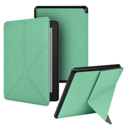 Case for New 7" Kindle Paperwhite and Signed Edition (12th Generation,2024 Edition) and 7" Kindle Colorsoft Signed Edition, Slim PU Leather Smart Cover with Foldable Stand and Auto Sleep Wake (2)