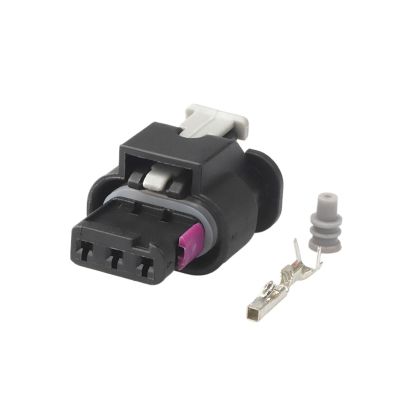 1/5/10 Set 3 Pin AMP Automobile Waterprof Connector 1718653-1 4F0973703 1-1718644-2(Female,5 Sets)