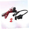 BUGUUYO Dual USB SAE to USB Adapter for Motorcycle Charging Inline Fuse Power Supply for Mobile Phone GPS Compatible Easy Installation with Rotary Bracket view 3