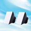 FELTECHELECTR 2pcs Portable Camera Diffuser Softbox Flash Diffuser for DSLR Softbox Flash view 2