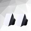 FELTECHELECTR 2pcs Portable Camera Diffuser Softbox Flash Diffuser for DSLR Softbox Flash view 3