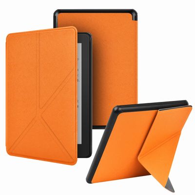 Case for New 7" Kindle Paperwhite and Signed Edition (12th Generation,2024 Edition) and 7" Kindle Colorsoft Signed Edition, Slim PU Leather Smart Cover with Foldable Stand and Auto Sleep Wake (3)
