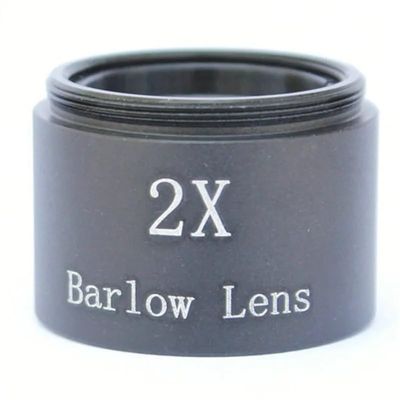 1.25 Inches Barlow Mirror Fine Thread&Coarse Thread Telescope Accessories 2X Extender 5P0085&5P0084(Fine Thread)