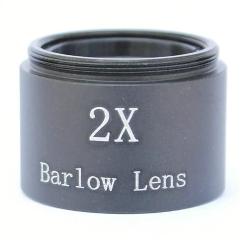 1.25 Inches Barlow Mirror Fine Thread&Coarse Thread Telescope Accessories 2X Extender 5P0085&5P0084(Fine Thread)