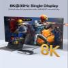 ORICO 22-in-1 DisplayLink Docking Station, Quad Displays USB C Hub with 3 DP, 3 HDMI, Single 8K Output, 60W PD, USB A/C 3.2, USB-A 3.0, RJ45, SD/TF, 3 Types AUX view 3