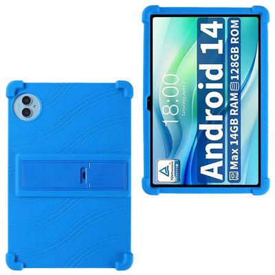 AKNICI Case for TECLAST P50 / TECLAST P50S Tablet 11 Inch, Soft Silicone Heavy Protective Cover with Adjustable Kickstand for TECLAST P50 / TECLAST P50S Tablet 11 Inch, Blue