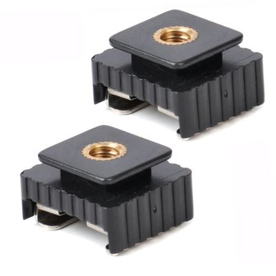 KONTONTY 4pcs Lamp Holder Flash Adapter Socket Flash Light Hot Shoe Mount Camera Accessory