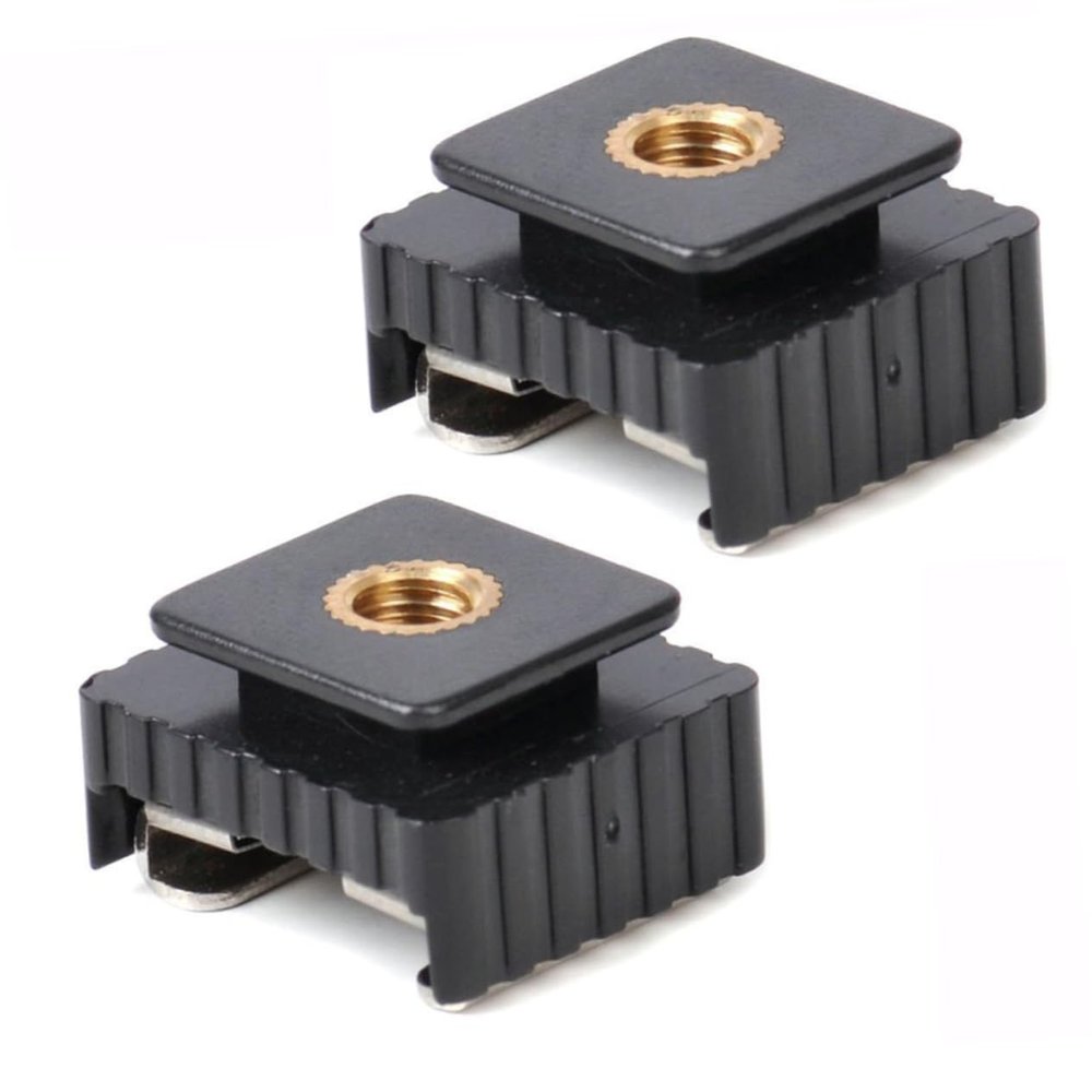 KONTONTY 4pcs Lamp Holder Flash Adapter Socket Flash Light Hot Shoe Mount Camera Accessory