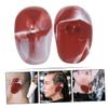 Silicone Hair Dye Ear Covers Leak Proof 3 Pairs Waterproof Red view 3