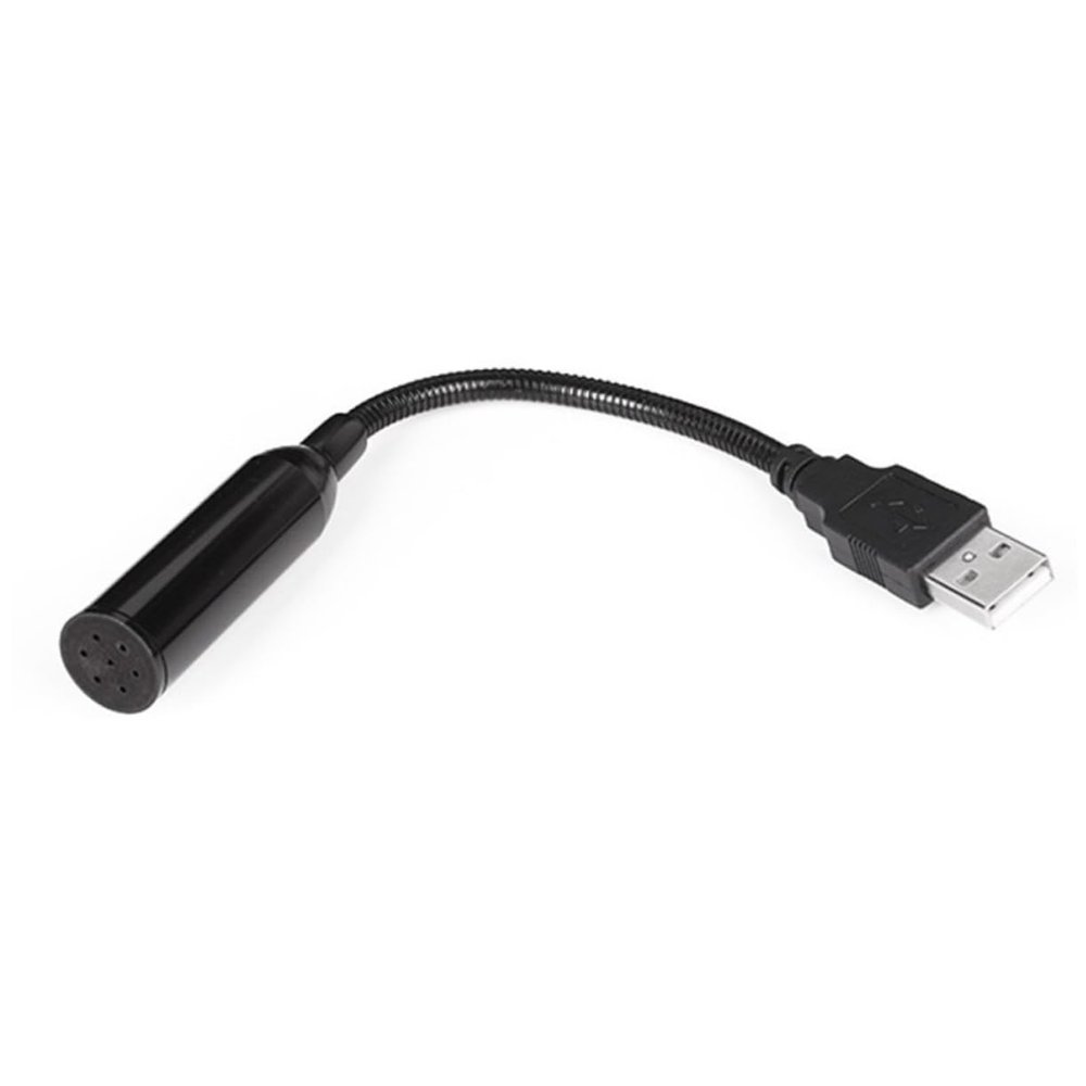 BRIGHTFUFU Mini USB Microphone for Pc Omnidirectional USB Mic for Laptop Desktop for Recording Gaming Podcasting and Online Meetings High Sensitivity Flexible Neck