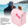 Acouto For Mini SE/7+ Camera Bag PU Leather Cute Protective Case with Adjustable Shoulder Straps, Ultra Fine Fiber Interior, Detachable Top Cover with Retro Style Camera Bag view 3