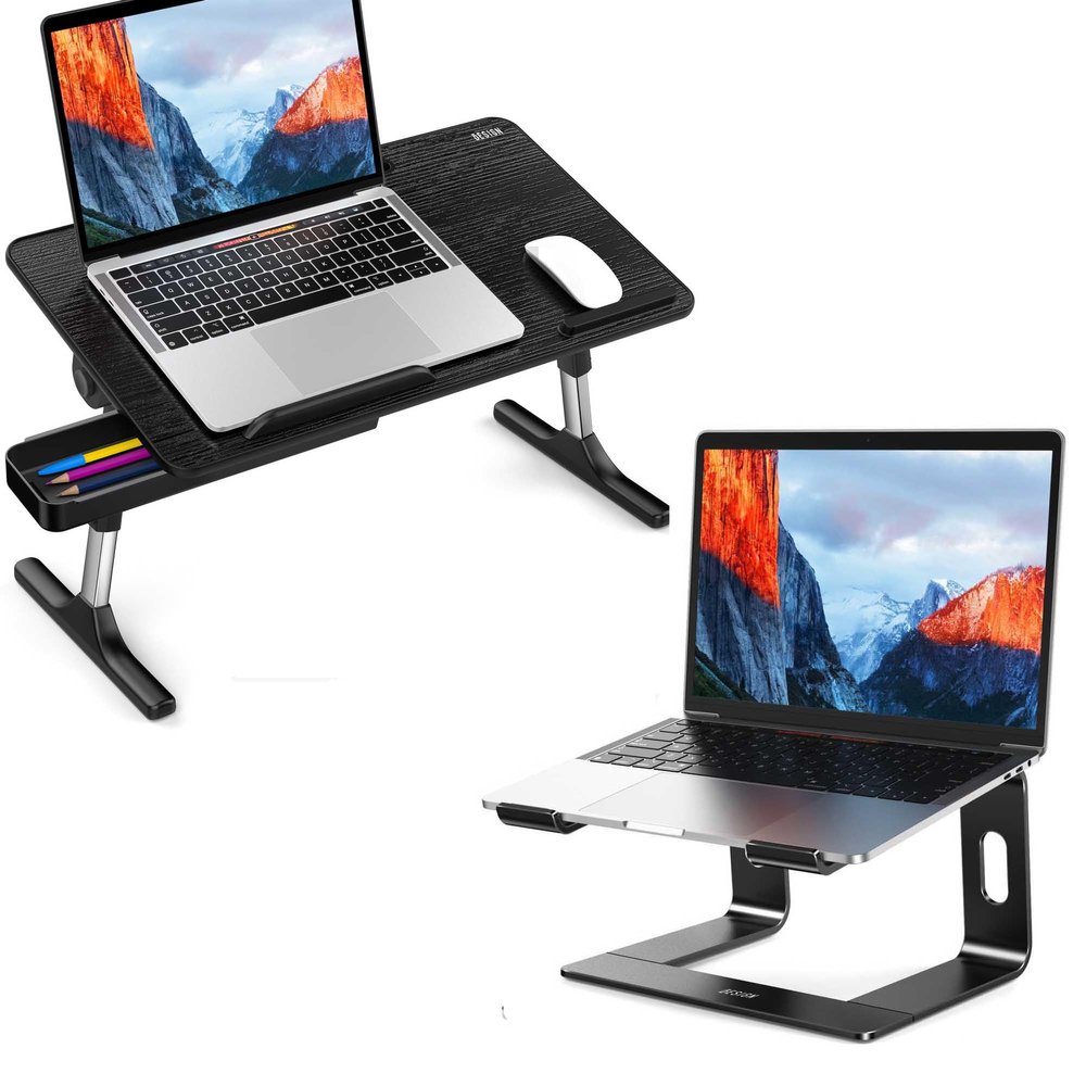 BESIGN LS03 Laptop Stand and LT05 Laptop Table
