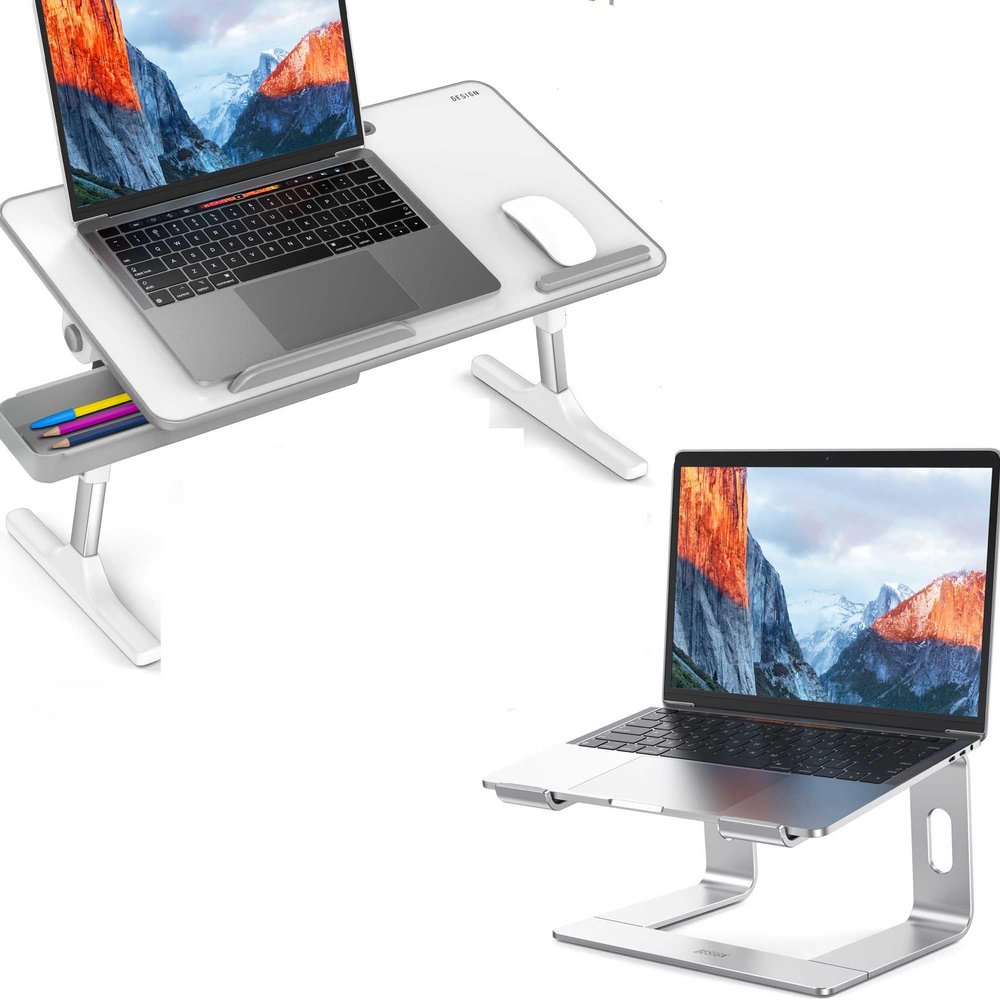 BESIGN LS03 Laptop Stand and LT05 Laptop Table