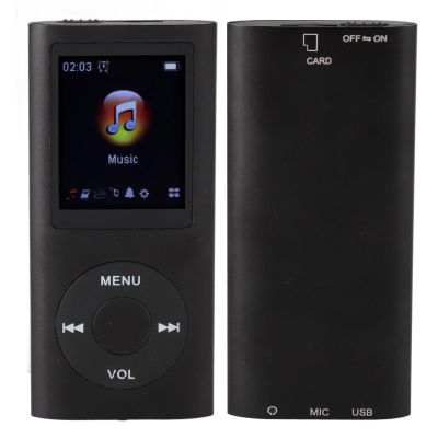 Portable MP3 Player, 7 Sound Effects, 8H Playback Sound Music Player Built in HD Speaker, Video, Ebook, Voice Recorder and More, Digital Video Music Player (No Memory)