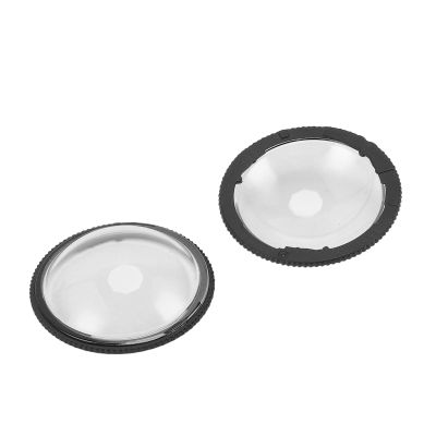 Acouto Action Camera Protective Lens Cover, 2PCS Lens Guard Cover for X4 Lens Protector Case Action Camera Accessories Protective Lens Cover Caps
