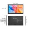Outstanding Visuals, High Definition, HDR Image Engine, 13.3 Inch External Display with Type C Ports, Versatile Connectivity, for Computer Gaming Viewing Experience view 4