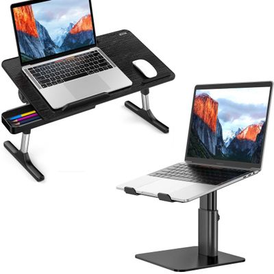 BESIGN LSX6N Laptop Stand and LT05 Laptop Table