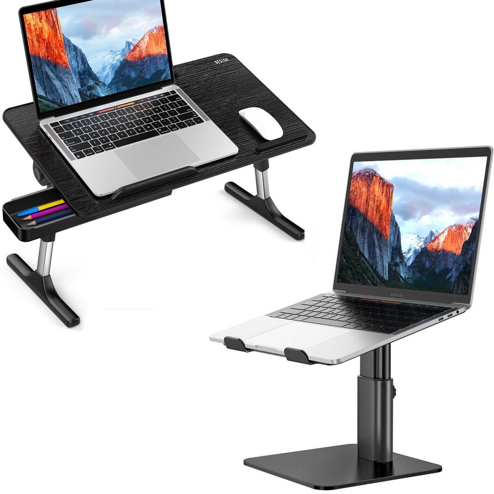 BESIGN LSX6N Laptop Stand and LT05 Laptop Table