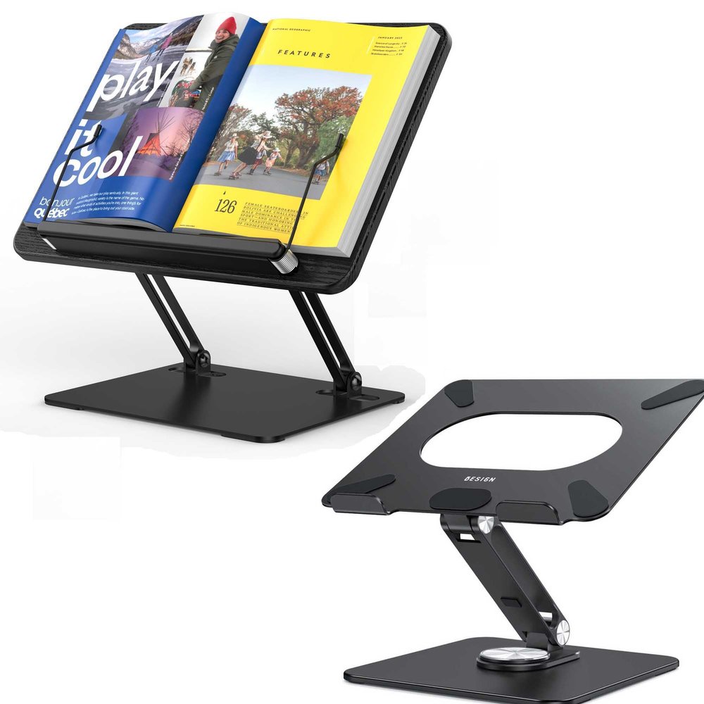 BESIGN LSX7 Laptop Stand and BS01 Book Stand