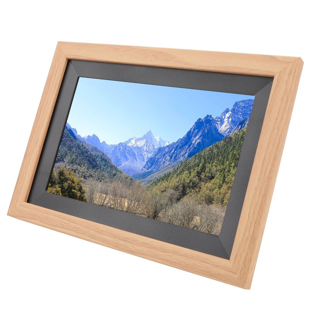 10 Inch Digital Photo Frame with RK3126 Quad Core Processor, 16GB Storage, for Android 6.0, Share Photos Via App (US Plug)