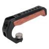 Camera Top Handle with 3 Cold Shoes,Easy Installation, Multiple Screw Holes,Professional Experience, Ergonomic Design,Aluminum Alloy, Pearwood for DSLR Cameras view 1