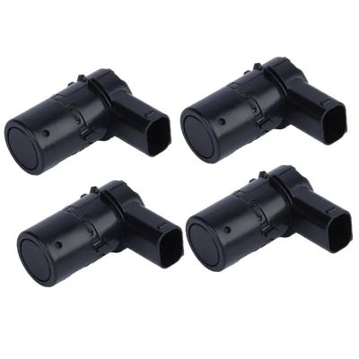 PDC Reverse Sensor for Peugeot 207 965384908 4PCS Car Parking Reversing Radar Sensor Car Reversing Radar Sensor Car Radar Detector Parking Sensor Connector(Gray)