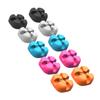BRIGHTFUFU 10pcs Cable Organizer Clips Silicone Cord Holders for Desktop Management Multi Black Gray Orange to Keep Wires Tidy and Safe view 1