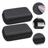BRIGHTFUFU 2pcs Shockproof Eva Digital Accessory Storage Bags for Travel Portable Organizer Case for Hard Drives Cables and Electronics Black view 4