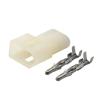 1/5/10/20 Set 2 Pin Auto Wiring Harness Connector is Suitable Fit Compatible Butt Socket Riveted Car Headlight Male Female p/Lug DJ3023-2.3-21(Male,10 Sets) view 1