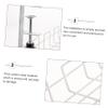 BRIGHTFUFU Desk Wire Organizer Under Desk Cable Management Rack Home Cord Organizer Office Supplies White Screw 18 Pcs Per Box view 4