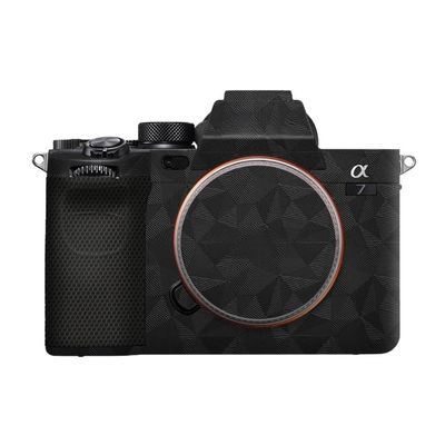 Anti-Scratch Camera Cover Skin Sticker for Sony Alpha 7 IV/A7M4/A7IV Camera Protector Film Skin (Triangle Black)