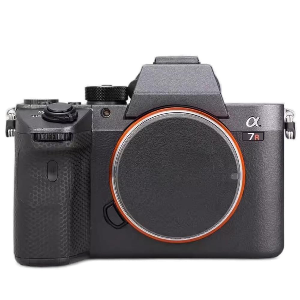 Anti-Scratch Camera Cover Skin Sticker for Sony Alpha 7 IV/A7M4/A7IV Camera Protector Film Skin (Deep Grey+Frosted Black)