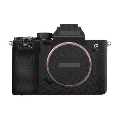 Anti-Scratch Camera Cover Skin Sticker for Sony Alpha 7 IV/A7M4/A7IV Camera Protector Film Skin (Honeycomb Black)