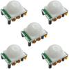 HC SR501 PIR Motion Sensor Module Infrared Motion Detector Compatible with Arduino ESP32 ESP8266 Raspberry Pi for Motion Detection and DIY Home Automation Projects, 5 Pieces view 1