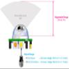 HC SR501 PIR Motion Sensor Module Infrared Motion Detector Compatible with Arduino ESP32 ESP8266 Raspberry Pi for Motion Detection and DIY Home Automation Projects, 5 Pieces view 3