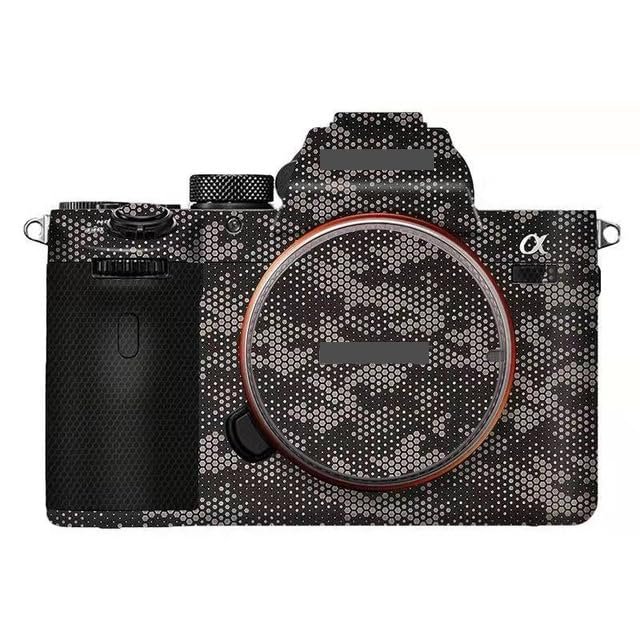 Anti-Scratch Camera Cover Skin Sticker for Sony Alpha 7 IV/A7M4/A7IV Camera Protector Film Skin (Mamba Titanium)