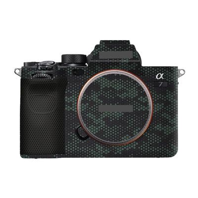 Anti-Scratch Camera Cover Skin Sticker for Sony Alpha 7 IV/A7M4/A7IV Camera Protector Film Skin (Mamba Green)