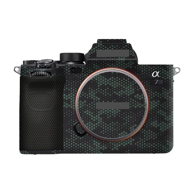 Anti-Scratch Camera Cover Skin Sticker for Sony Alpha 7 IV/A7M4/A7IV Camera Protector Film Skin (Mamba Green)